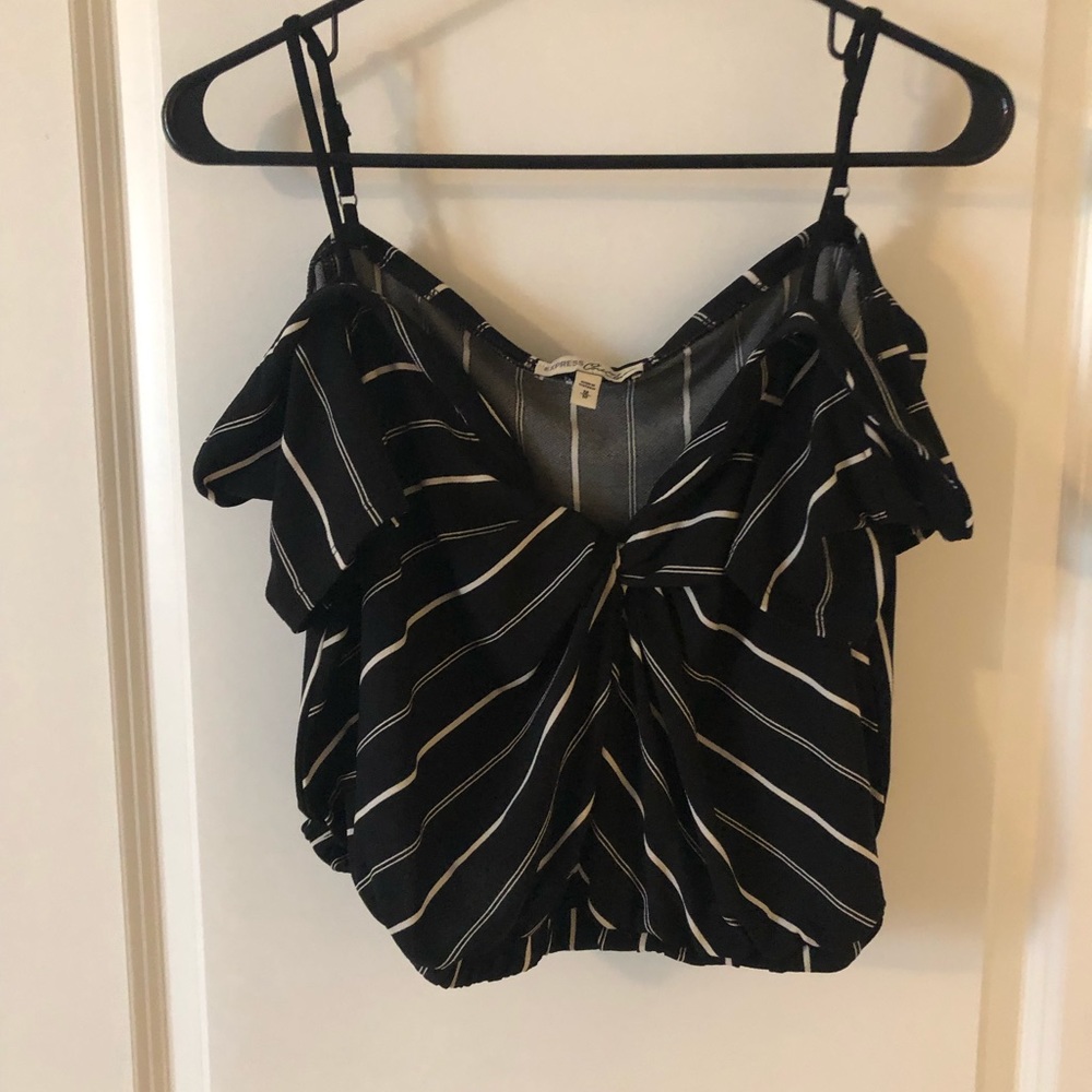 Express cold shoulder top